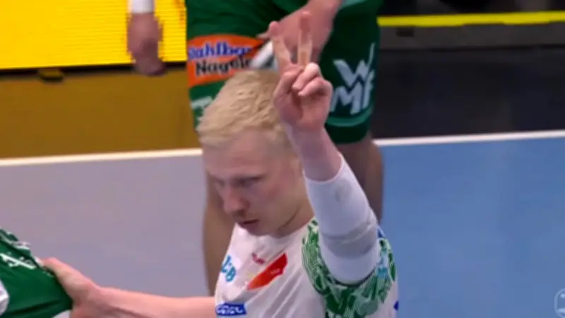 Handball-Star zeigt vorbildliche Fairness: Magnus Saugstrup verhängt sich selbst Zeitstrafe