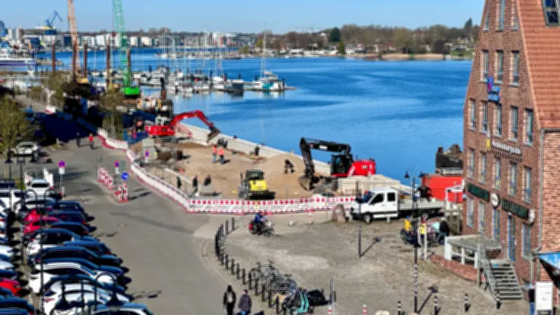 Hanse Sail 2026: Bauverzögerungen am Kempowski-Ufer - Wichtiger Hafenbereich nicht rechtzeitig fertig