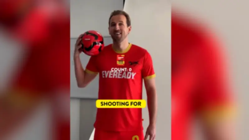 Harry Kane wirbt für mysteriösen Klub in neuem Trikot