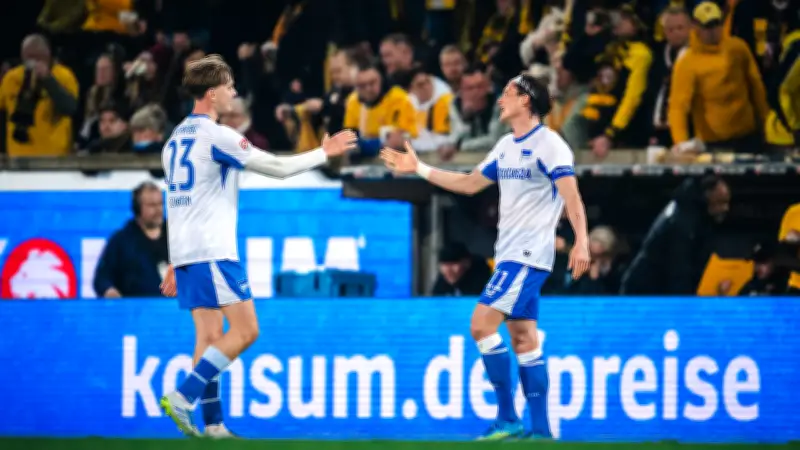 Herthas Wunderkind Eichhorn beschert Berlin trotz Unterzahl den Sieg in Dresden