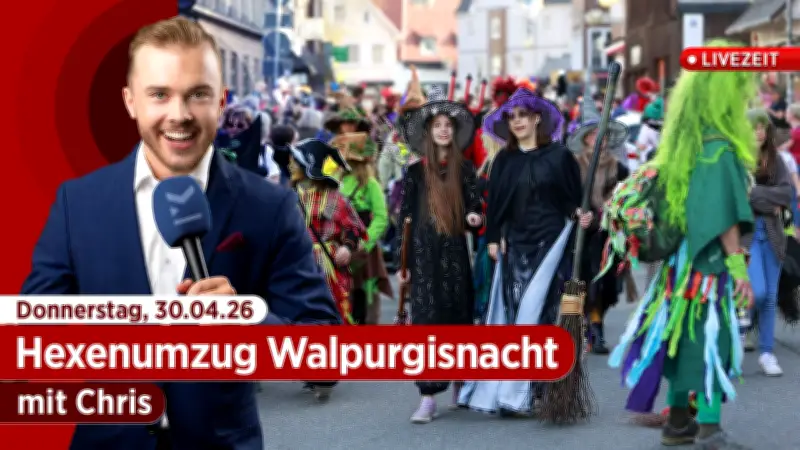 Hexenumzug im Harz: Chris live in Schierke zur Walpurgisnacht