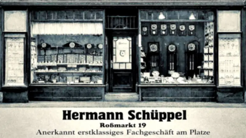 Historische Anzeigen enthüllen Zeitzer Geschäfte von 1912