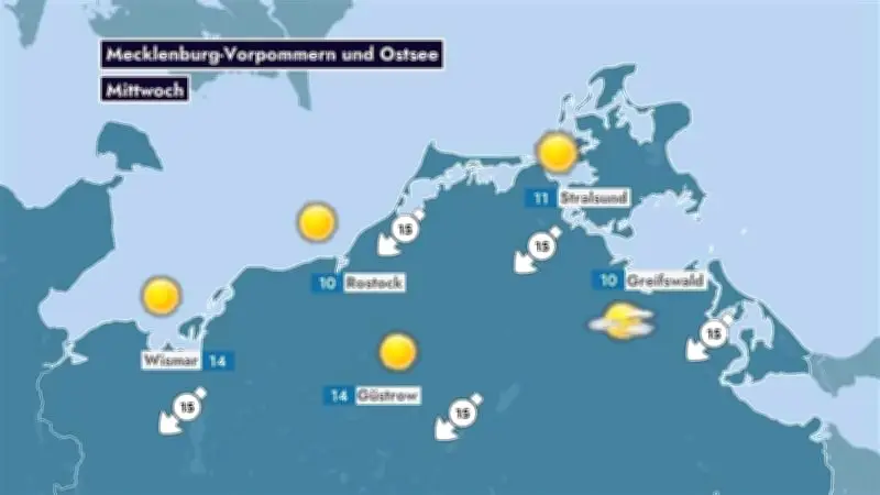 Hochdruckgebiet Quirin beschert Mecklenburg-Vorpommern sonniges Frühlingswetter