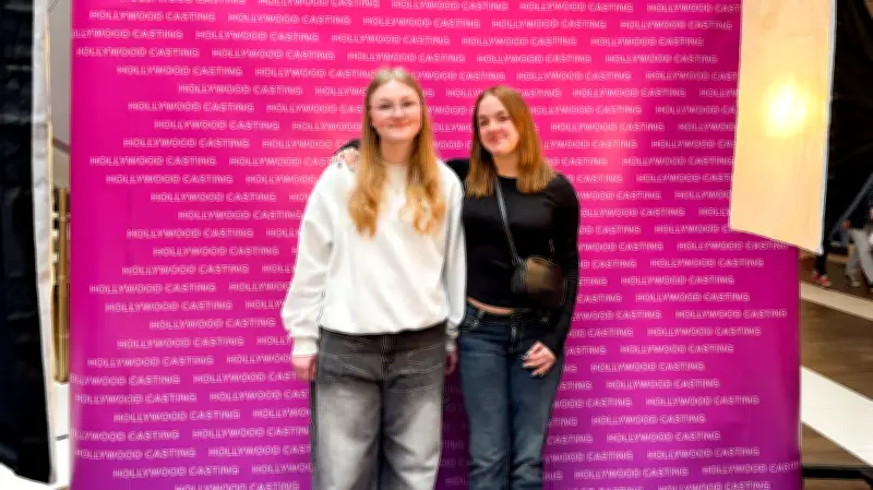Hollywood-Casting in Schweriner Einkaufszentrum: Zwei Schwestern wagen den Sprung ins Rampenlicht