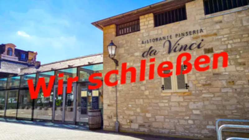 Italienisches Restaurant 'Da Vinci' in Halle schließt endgültig seine Pforten