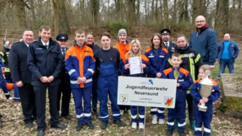 Jugendfeuerwehr Neuensund triumphiert erneut beim Amtsjugendmarsch in Uecker-Randow-Tal