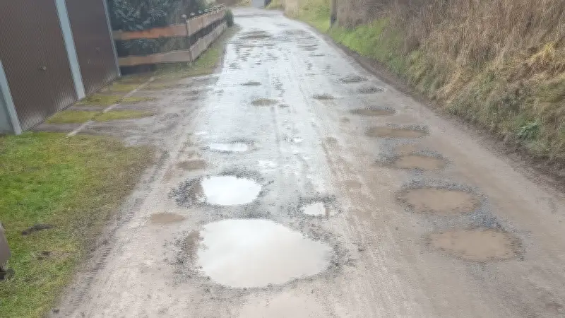 Kliebigstraße in Hergisdorf: Bürgermeister reagiert auf Kritik zu Schlaglöchern