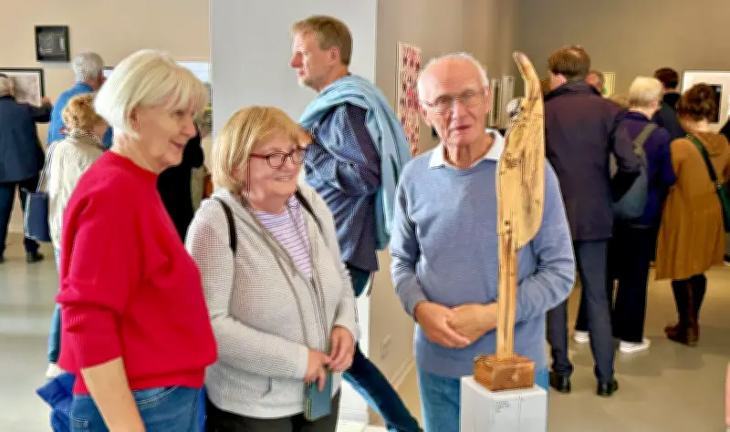 Kunstverein feiert „Heimspiel II“: Über 40 Künstler aus der Region