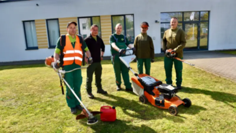 Lebenshilfe Mansfelder Land: Einblicke in den Arbeitsalltag der Landschaftspflege