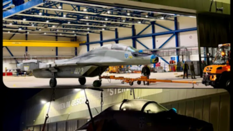 Legendäre MiG-29 kehrt nach Laage zurück: Bundeswehr stellt demilitarisierten Kampfjet aus