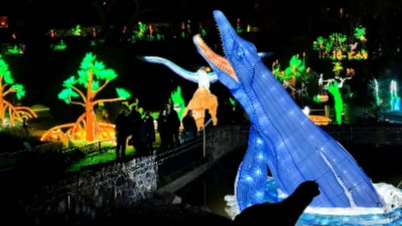 Magische Lichterwelten in Halle: Zukunft ungewiss nach Besucherrückgang