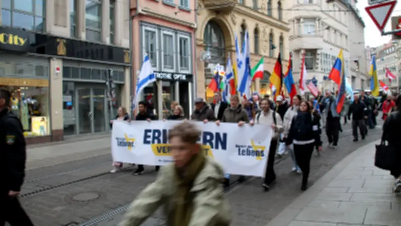Marsch des Lebens in Halle: Gemeinsam gegen Judenhass am Holocaust-Gedenktag
