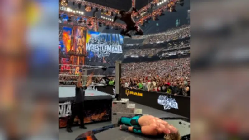 Mega-Influencer iShowSpeed stürmt die WrestleMania-Bühne in Las Vegas