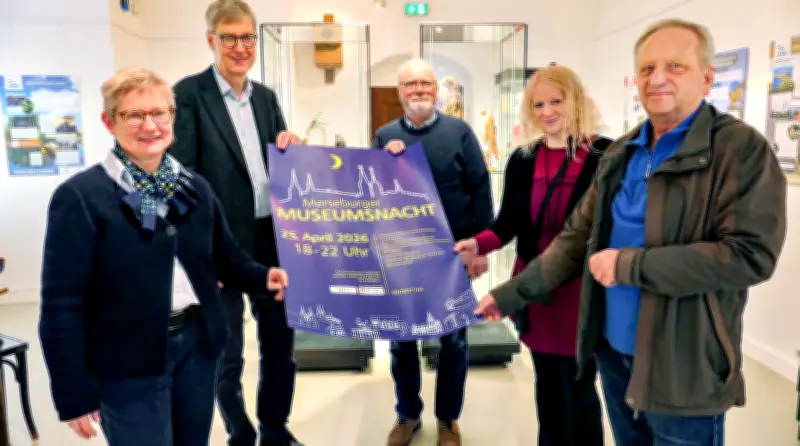 Merseburger Museumsnacht 2026: Acht Kultureinrichtungen öffnen am 25. April ihre Türen