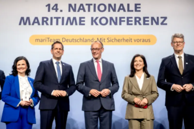 Merz fordert Tempo bei maritimer Sicherheit