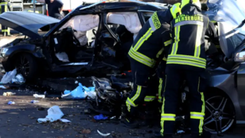 Nach tödlichem Unfall in Merseburg: Polizei bleibt bei Vernehmung der Verursacherin unklar