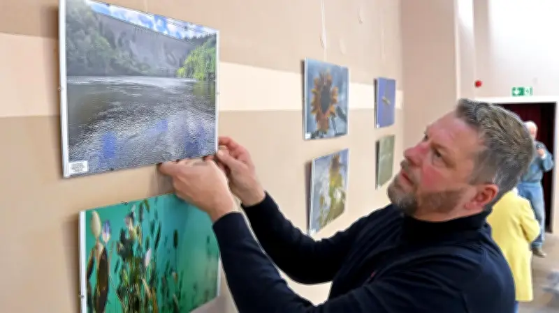 Nachterstedter Fotograf Olaf Herrmann zeigt seine erste Ausstellung in Ascherslebener Bibliothek
