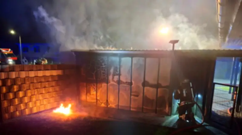 Nächtlicher Schuppenbrand in Jatznick: 14.000 Euro Schaden