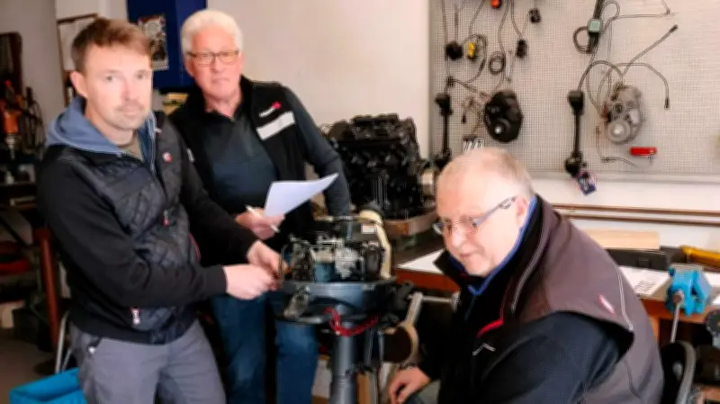 Neue Bootsmotoren-Werkstatt am Geiseltalsee eröffnet
