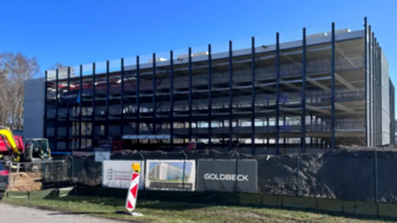 Neues Parkhaus in Rostocks Hohe Düne: 220 Stellplätze nur für Bundesmieter