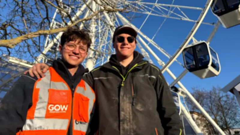 Neues Riesenrad in Rostock: Panoramablick über die Ostsee ab April geplant