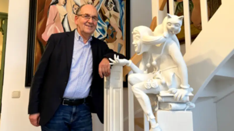 Neustrelitzer Anwalt plant Harlekin-Brunnen als Geschenk für seine Heimatstadt