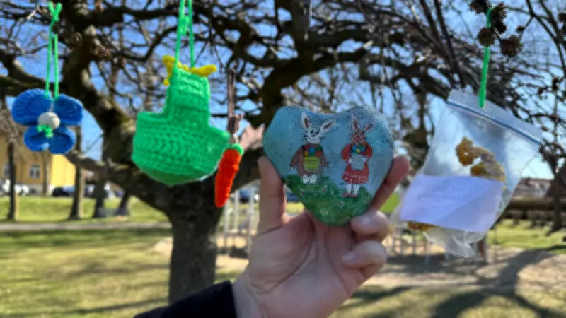 Osteraktion in Malchin: 50 Euro Belohnung für Finden des bemalten Ostersteins