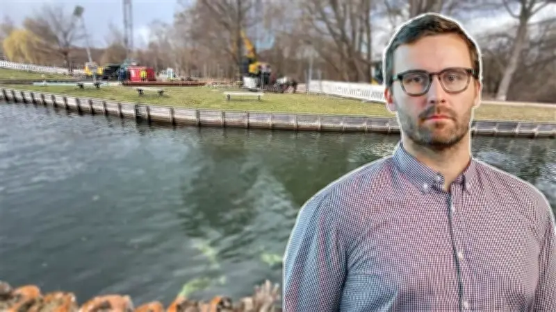 „Papa, schau“: Unheimlicher Fund im Oberbach lässt Vater und Sohn schaudern