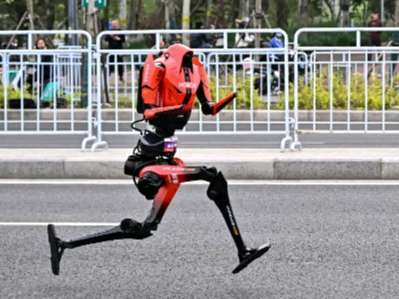 Peking-Halbmarathon: Humanoide Roboter brechen Weltrekord und überflügeln Menschen