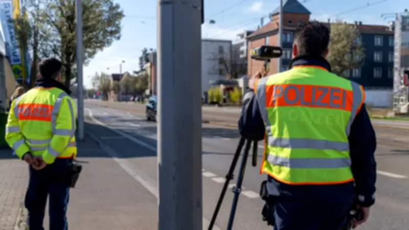 Polizei startet Blitzermarathon in Sachsen-Anhalt: Speedweeks mit 24-Stunden-Kontrollen
