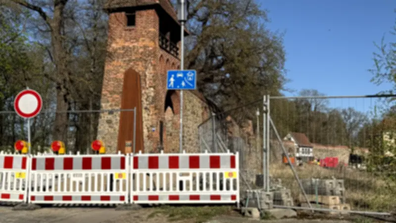 Poststraße in Neubrandenburg zwei Monate früher voll gesperrt