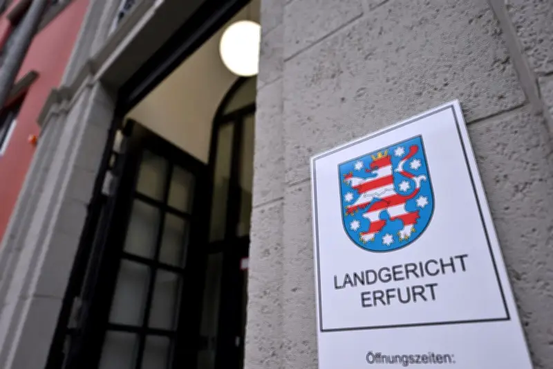 Prozess nach Messerattacke in Erfurt: Ex-Partner wegen versuchten Mordes angeklagt