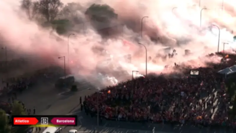 Pyro-Empfang eskaliert: Polizeieinsatz vor Champions-League-Spiel in Madrid