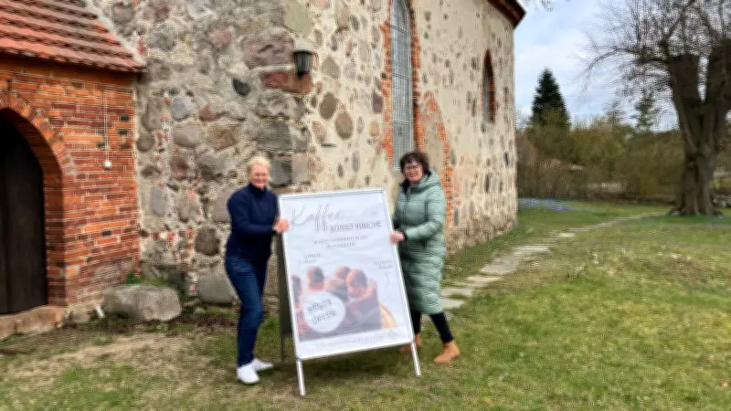 Radwegekirche Blankensee: Café statt Gottesdienst für müde Radwanderer