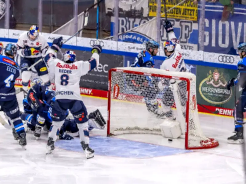 Red Bull München erreicht DEL-Halbfinale nach Sieg in Ingolstadt