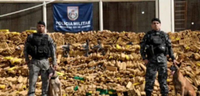Rekordfund in Rio: Polizei entdeckt fast 50 Tonnen Marihuana in Favela