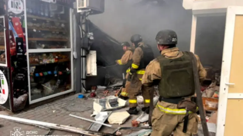 Russische Drohnenangriffe fordern Todesopfer auf ukrainischem Markt