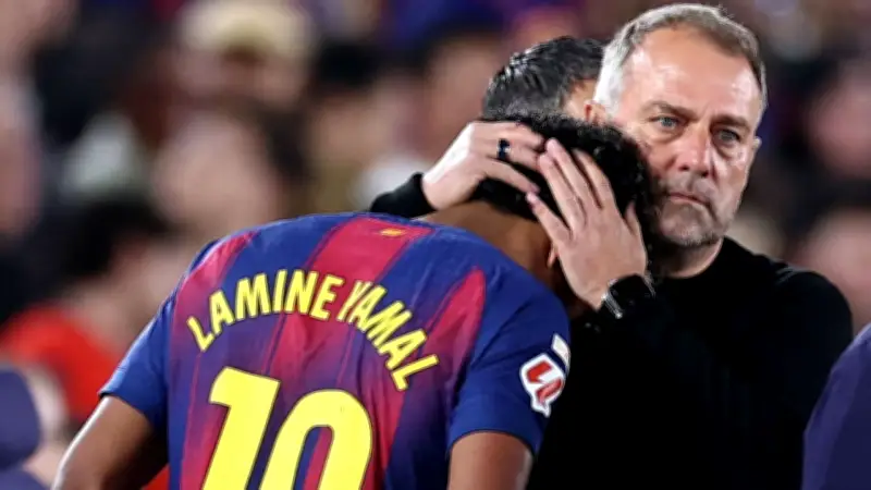 Schock beim Barça-Spiel: Yamal trifft per Elfmeter und verletzt sich beim Jubel