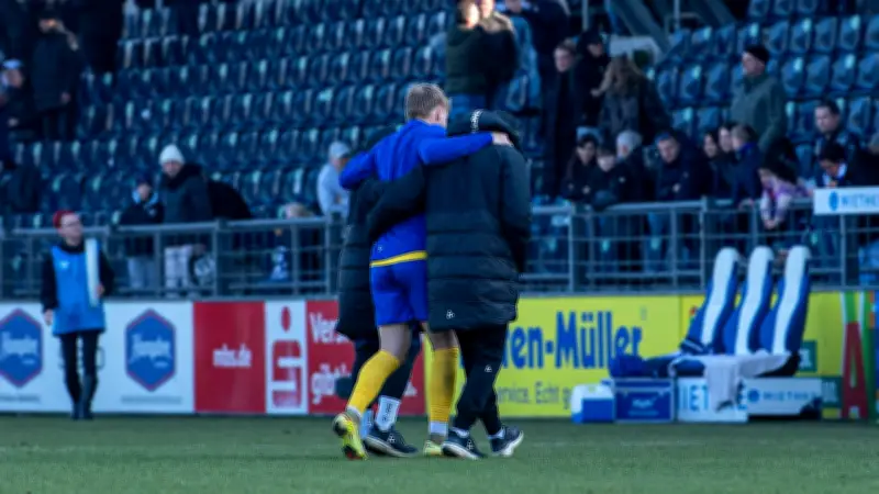 Schock für Lok Leipzig: Top-Torjäger Maderer fällt mit Haarriss wochenlang aus