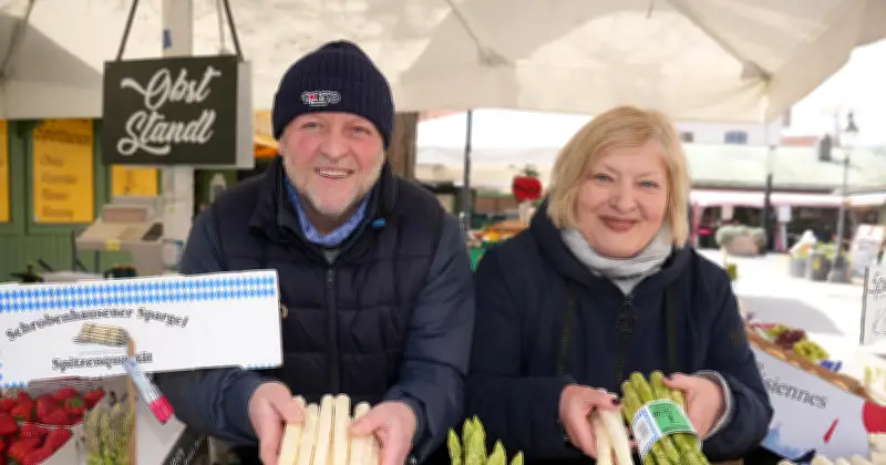 Schrobenhausener Spargel: Hohe Preise auf dem Viktualienmarkt trotz Saisonstart