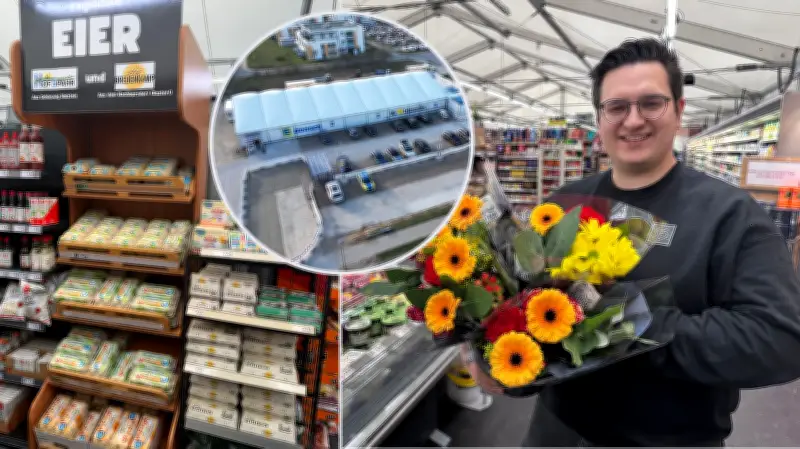 Supermarkt im Zelt an der Ostsee: Oster-Härtetest für Edeka in Kühlungsborn