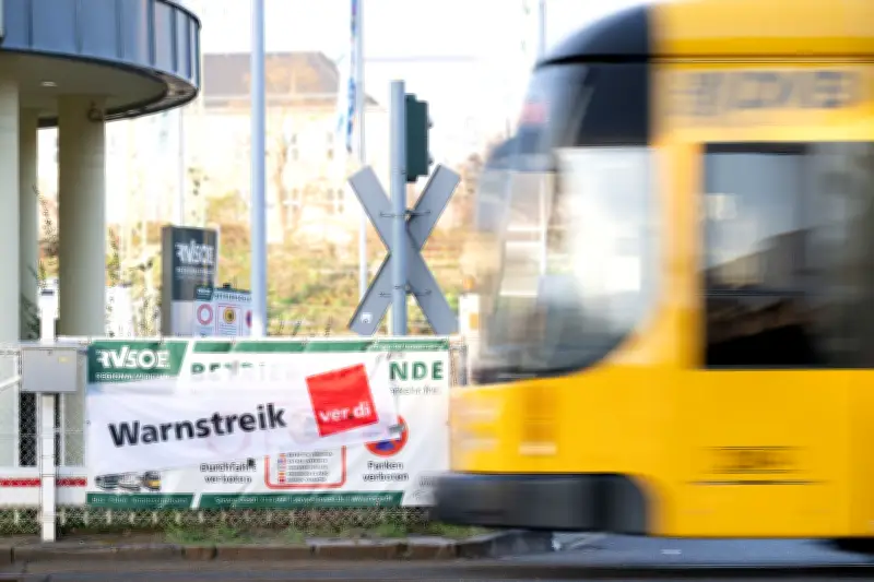 Tarifkonflikt im Nahverkehr: Neue Warnstreikwelle rollt über Sachsen