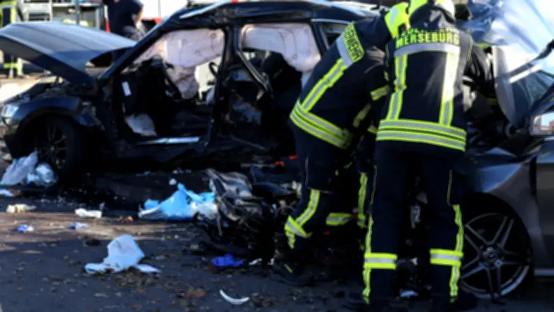 Tödlicher Unfall in Merseburg: Polizei bleibt bei Vernehmung der Verursacherin unklar