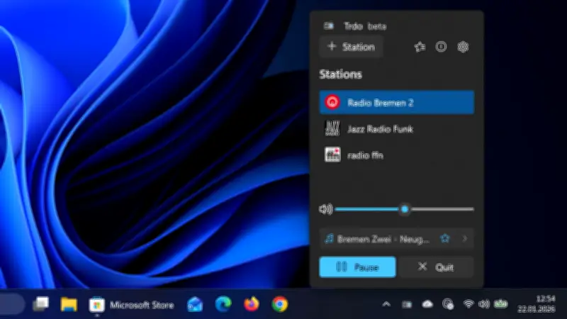 Trdo für Windows: Der Geheimtipp verwandelt Ihren PC in ein kostenloses Internet-Radio