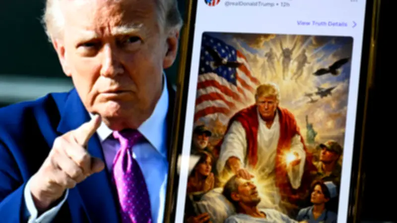Trump als Jesus-Post: Besorgnis über mentalen Zustand und Ruf nach 25. Verfassungszusatz