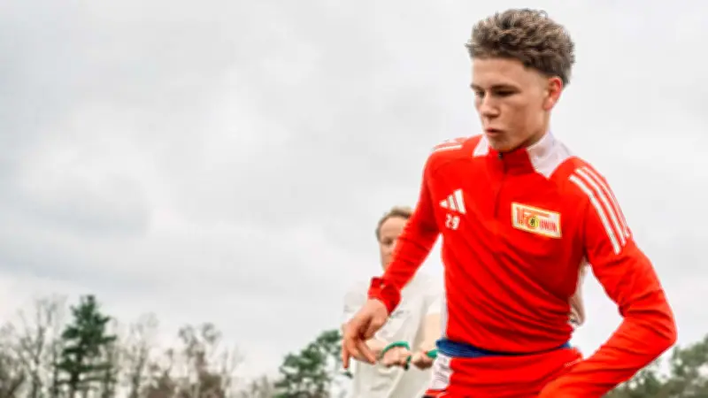 Union Berlins Wunderkind Linus Güther wird 16 und ist nun Bundesliga-spielberechtigt
