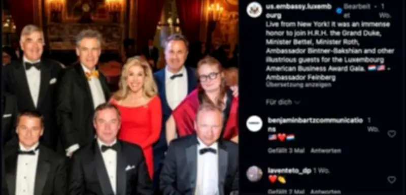 US-Botschaft in Luxemburg retuschiert frühere Botschafterin aus Foto