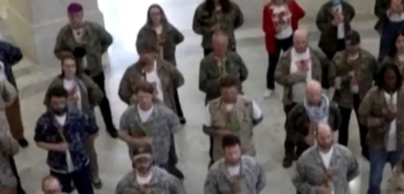 US-Kriegsveteranen protestieren in Washington gegen Trumps Iran-Kriegspolitik