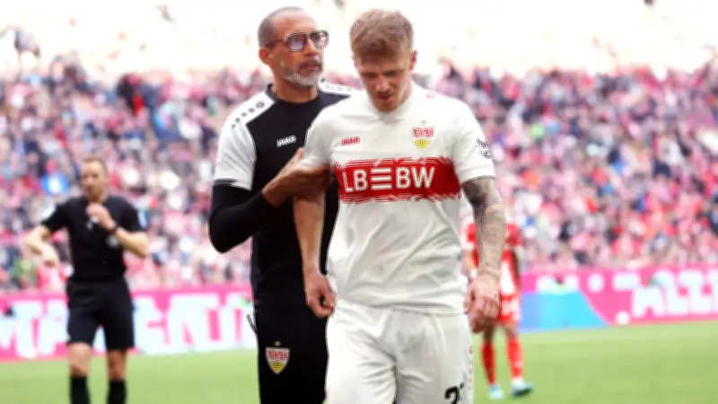 VfB-Talent Finn Jeltsch erlebt bitteren Tag in München: Verletzung und Patzer