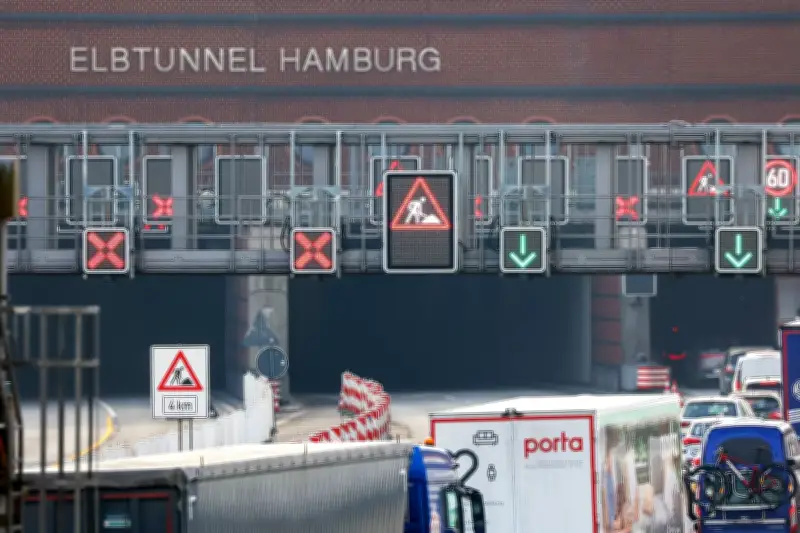 Vollsperrung von Elbtunnel und A7 in Hamburg: 55-stündige Bauarbeiten am Wochenende